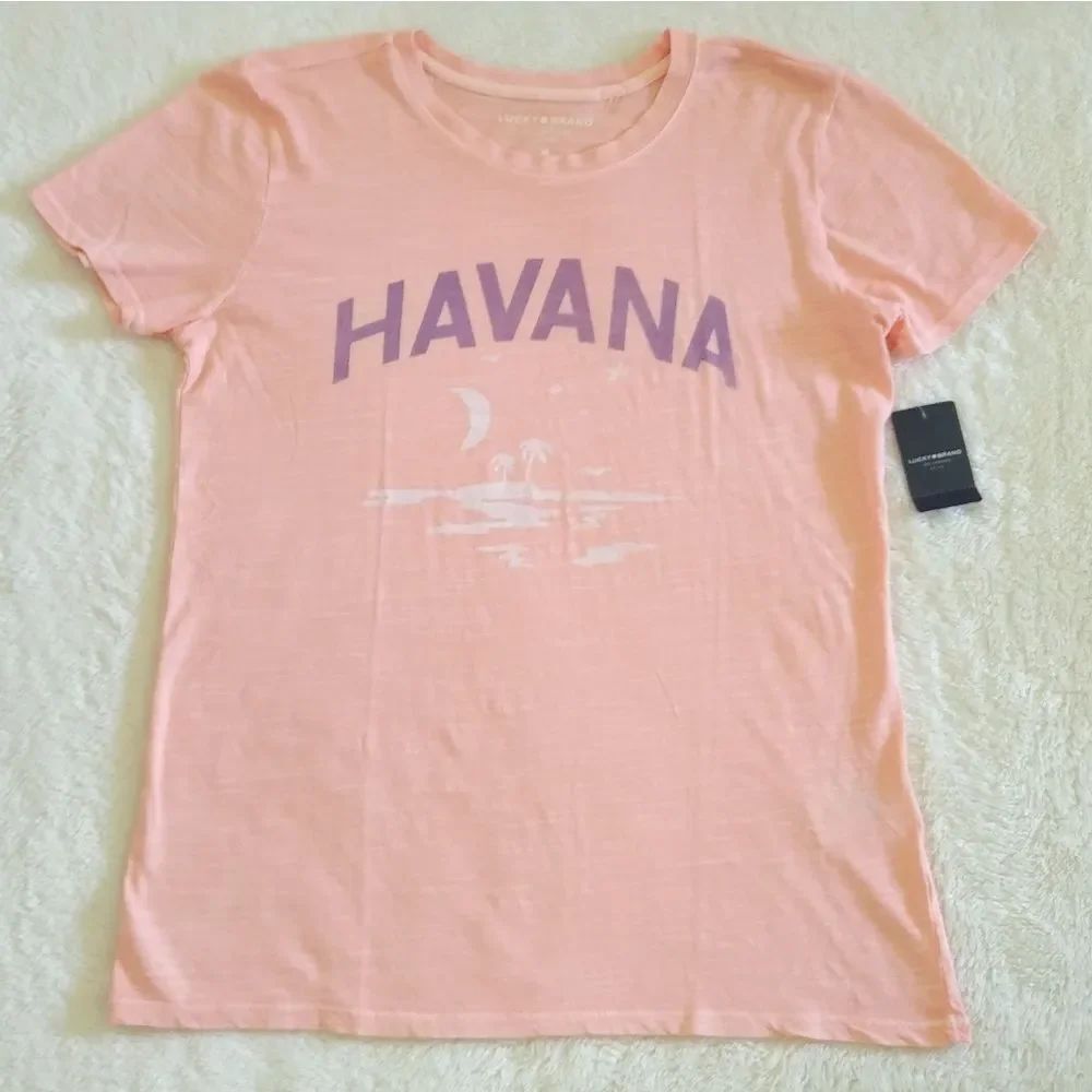 Lucky🍀 Brand "HAVANA"🇨🇺 Graphic Tee - NWT